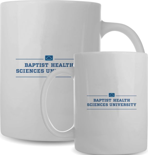 Baptist Health Sciences Full Color Mug 15oz BHSU Stacked - ONLINE ONLY