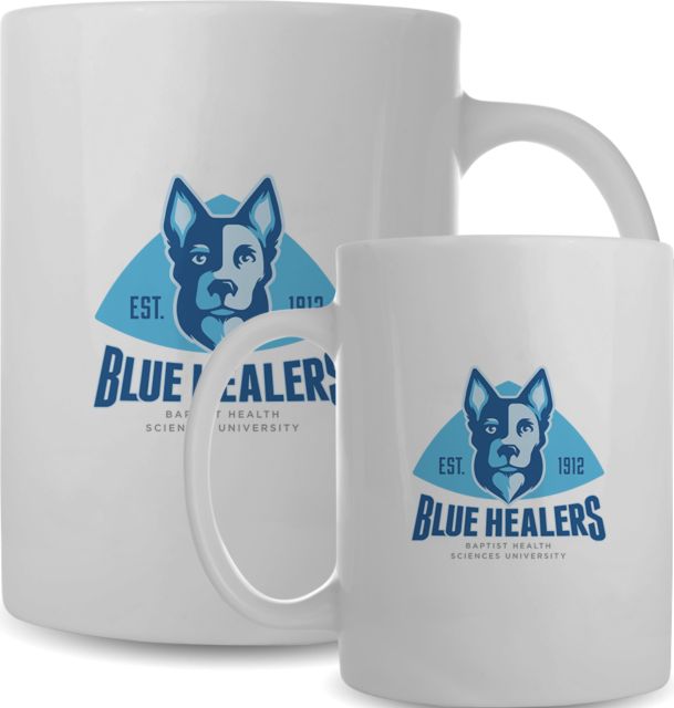 Baptist Health Sciences Full Color Mug 15oz BHSU Healers Shield - ONLINE ONLY