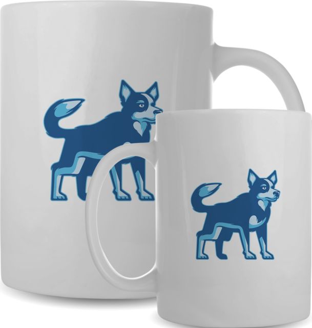 Baptist Health Sciences Full Color Mug 15oz Mascot Fullbody Hero Pose - ONLINE ONLY