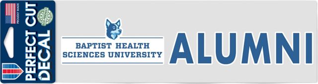 Baptist Health Sciences University 3x10 Alumni Decal