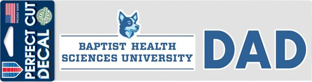 Baptist Health Sciences University 3x10 Dad Decal