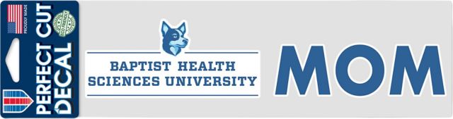 Baptist Health Sciences University 3x10 Mom Decal