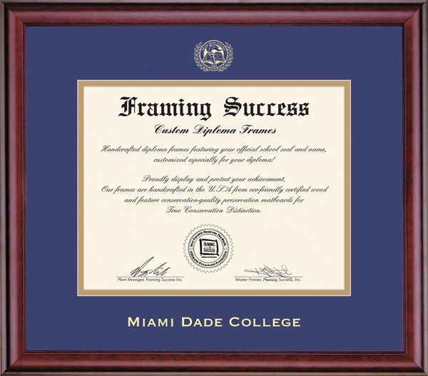 Miami Dade College/Virtual College Fulfillment Center 11'' x 14'' Classic Diploma Frame