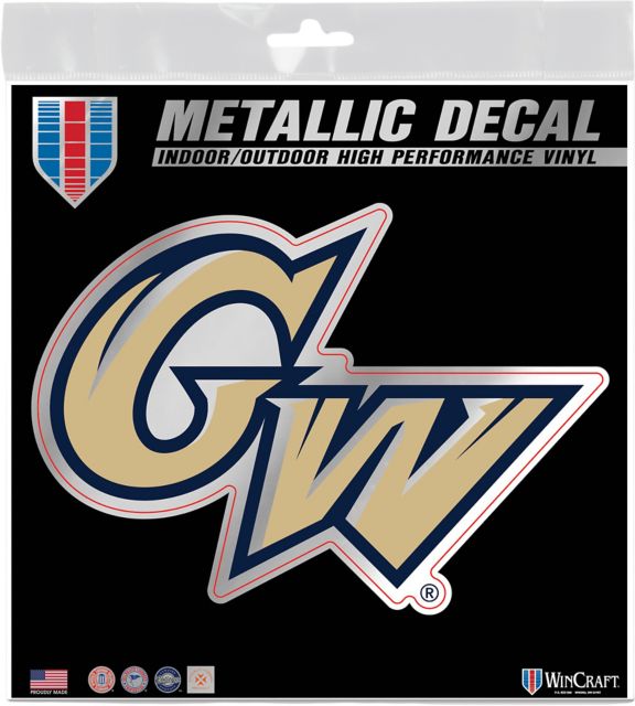 George Washington University 6x6 in. Decal