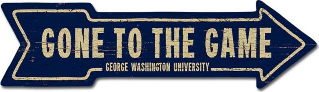 George Washington University Wall Mount Arrow 6.5x24 - ONLINE ONLY