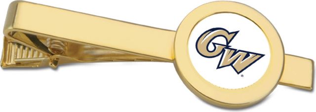 CSI Gold Tie Bar With Colored Medallian - ONLINE ONLY