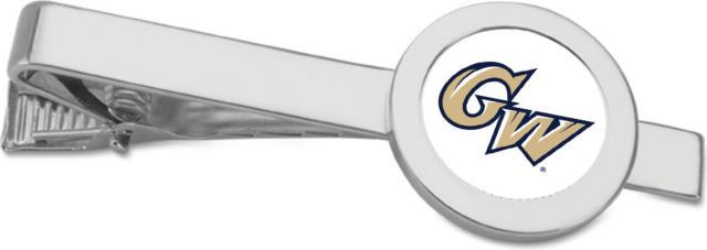 CSI Silver Tie Bar With Colored Medallian - ONLINE ONLY