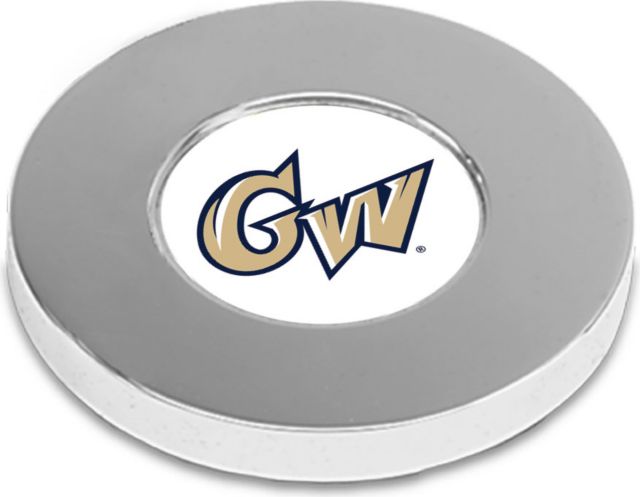 CSI Silver Paperwitheight (Gift Boxed) With Colored Medallion - ONLINE ONLY