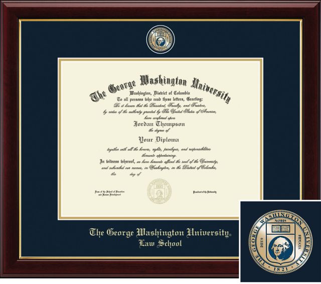 Church Hill Classics, Masterpiece Diploma Frame, Law School, JD 