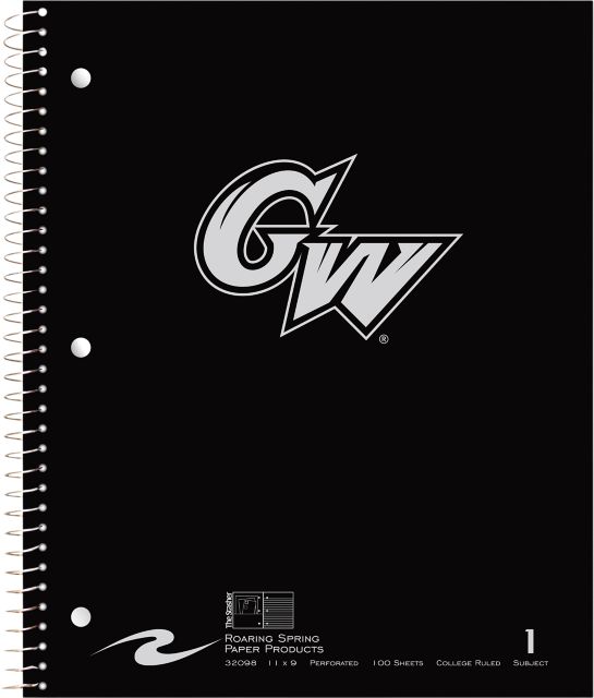 George Washington University Notebook 100-Sheet