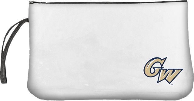 George Washington University 8" Clear Wristlet