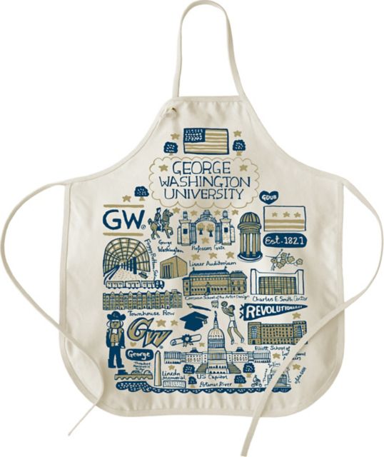 George Washington University Canvas Apron