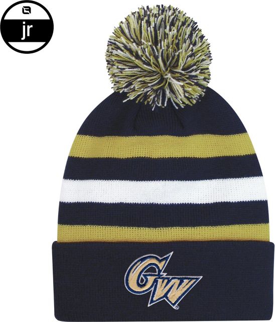 George Washington University Youth Halftime Pom Beanie