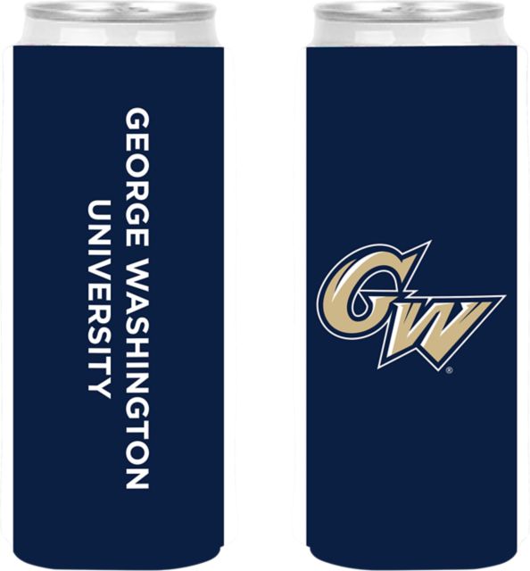 George Washington University Slim Can Coozie