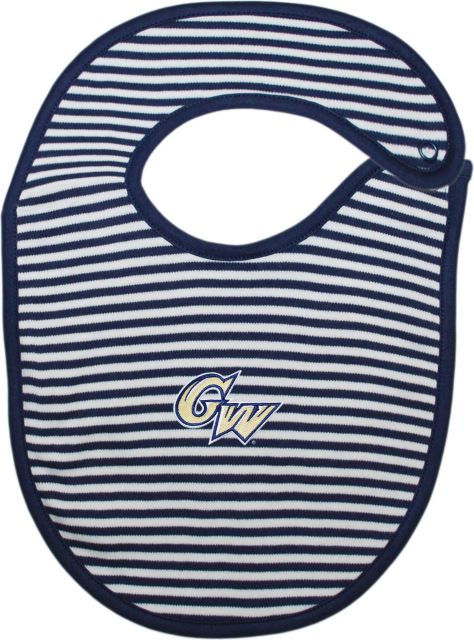 George Washington University Infant Stripe Bib