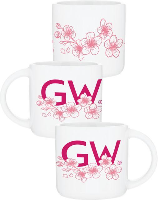 George Washington University Cherry Blossom 14 oz. Mug
