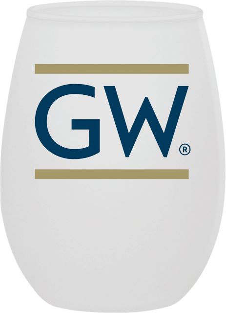 George Washington University Wine Glass