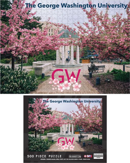George Washington University Cherry Blossom Campus Puzzle