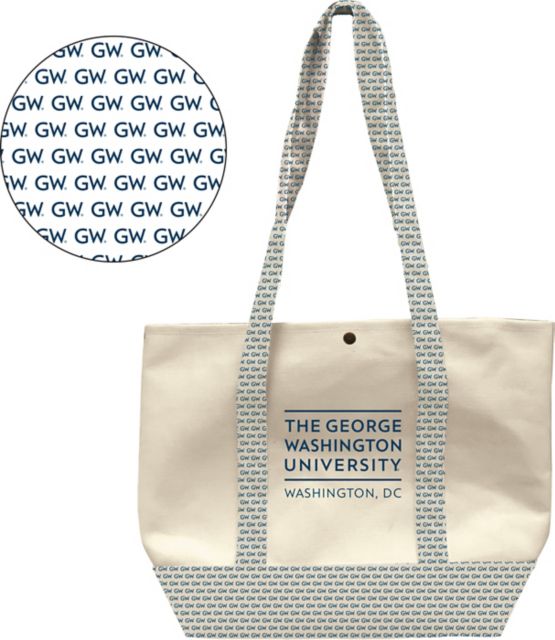 George Washington University Heavyweight Snap Tote Bag