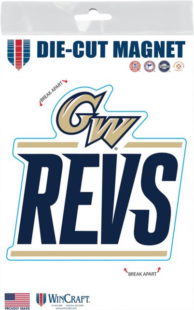 George Washington University Revolutionaries 3 x 5 Magnet