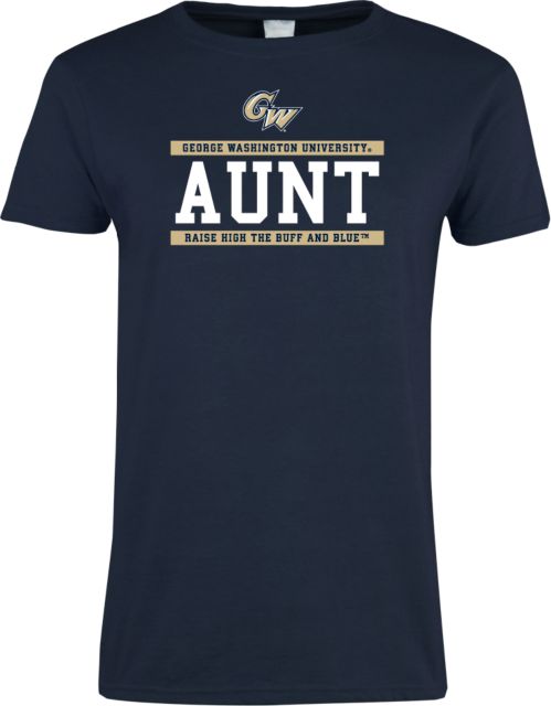 George Washington Womens Short Sleeve Tee GW Aunt - ONLINE ONLY