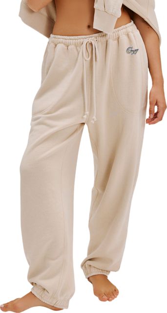 George Washington Free People Womens Slow it down Jogger Athletics GW