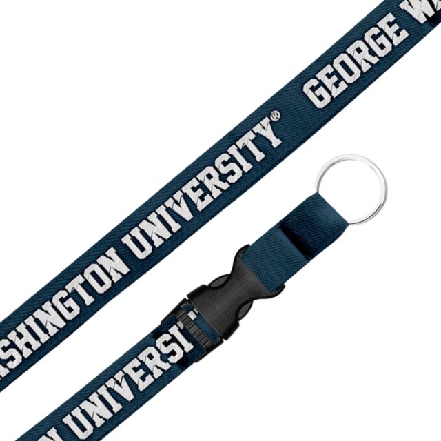George Washington University .75 Woven Lanyard