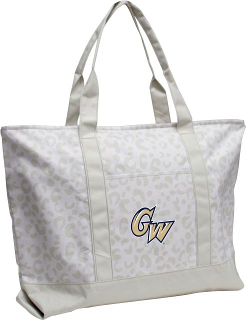 George Washington University Leopard Tote