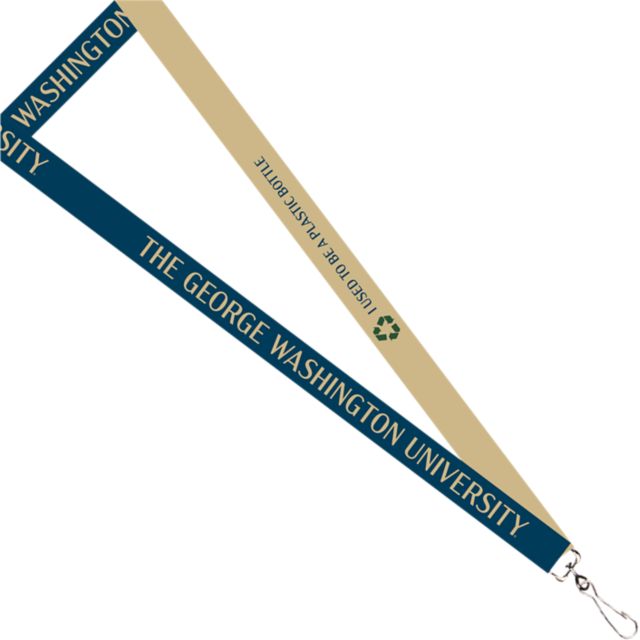 George Washington University Recycled Lanyard