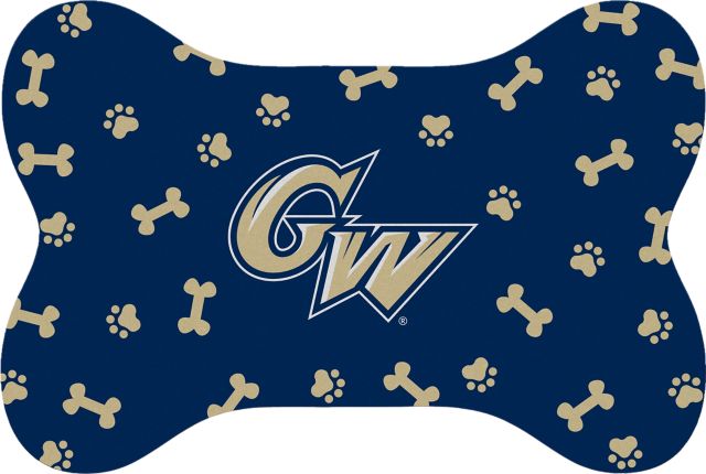 George Washington University Bone Shaped Pet Mat