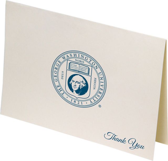 George Washington University Thank You Notecards 10-Pack