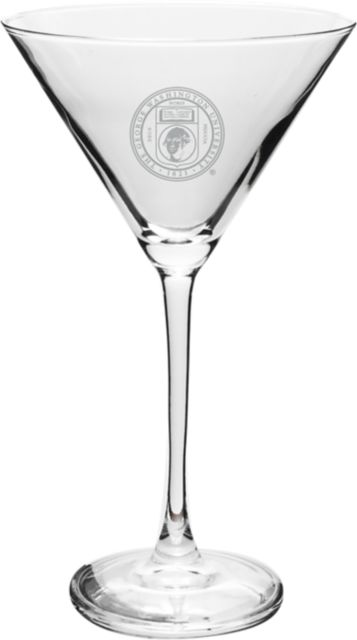 George Washington University 10 oz. Martini Glass