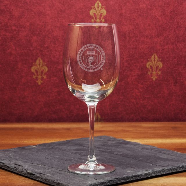 George Washington University 19 Oz. Wine Glass