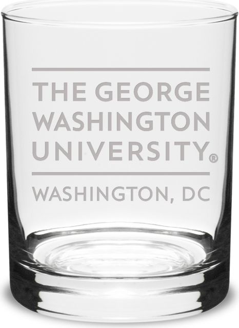 George Washington University 14 oz. Dof Glass