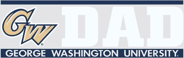 George Washington University Dad Decal