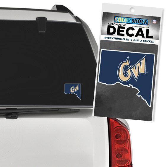 George Washington University  State Decal