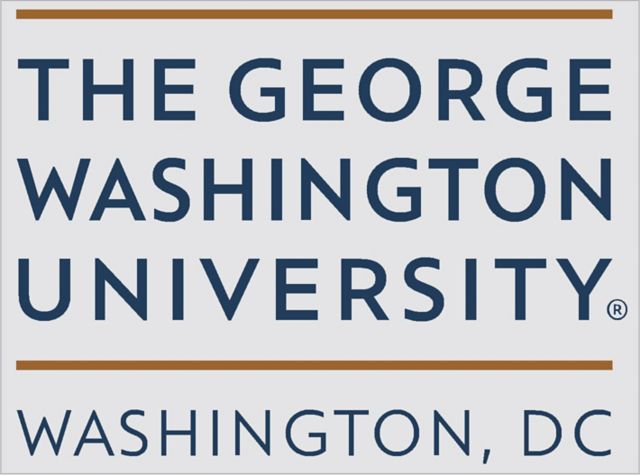 George Washington University Cling Decal