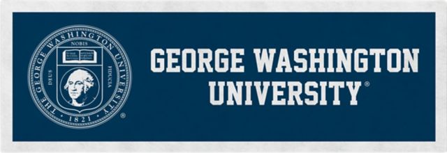 George Washington University 12x36 Banner