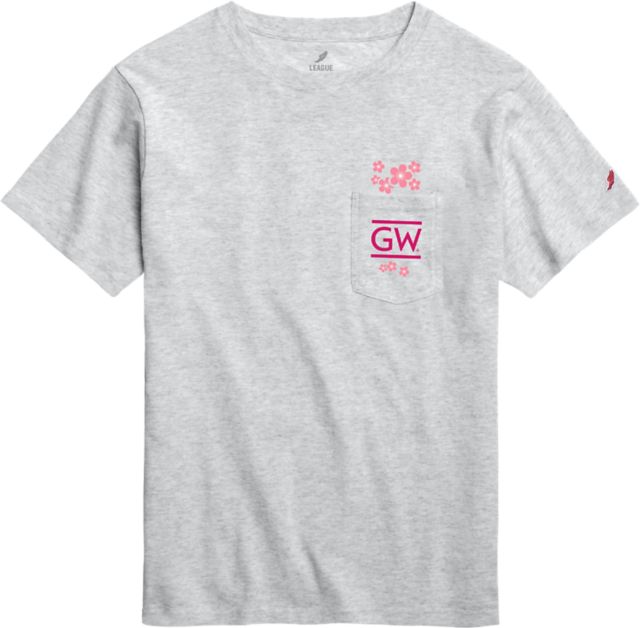 George Washington University Cherry Blossom Short Sleeve T-Shirt