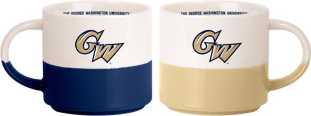George Washington University 15 oz. Stackable Mug Set