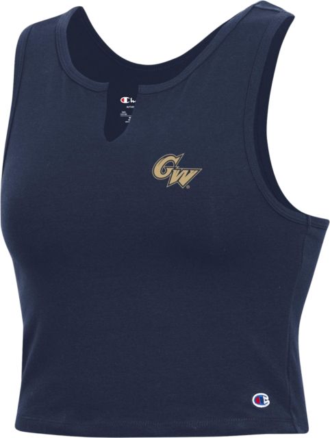 トップス BICOLOR TANK TOP UNOF George Washington University Women's Split Neck Tank Top