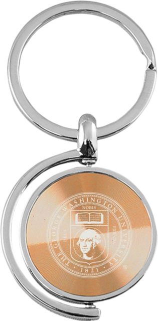 George Washington University Spinner Key Tag