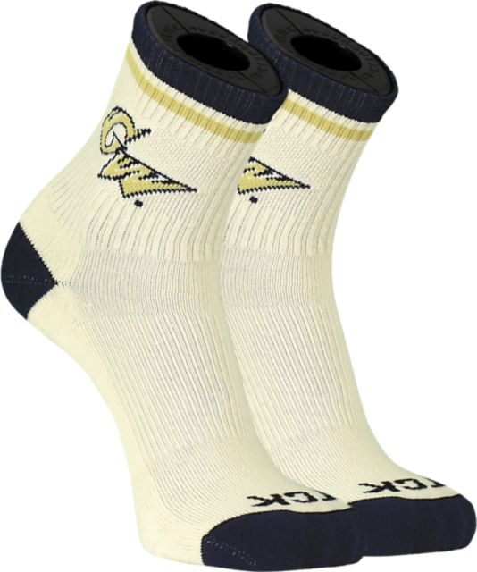 George Washington University Vintage Quarter Crew Socks