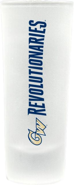 George Washington University Frosted Collector's Glass
