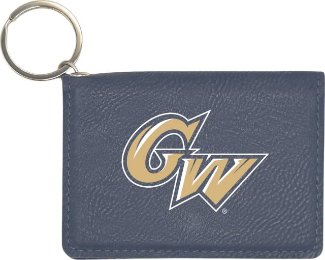 George Washington University Leather ID Holder