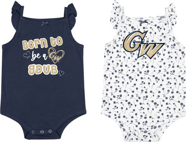 George Washington University Infant Girl's 2 Pack Onesie