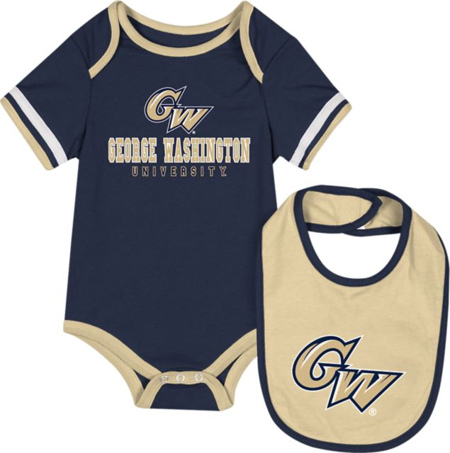 George Washington University Infant's Bodysuit Bib Set