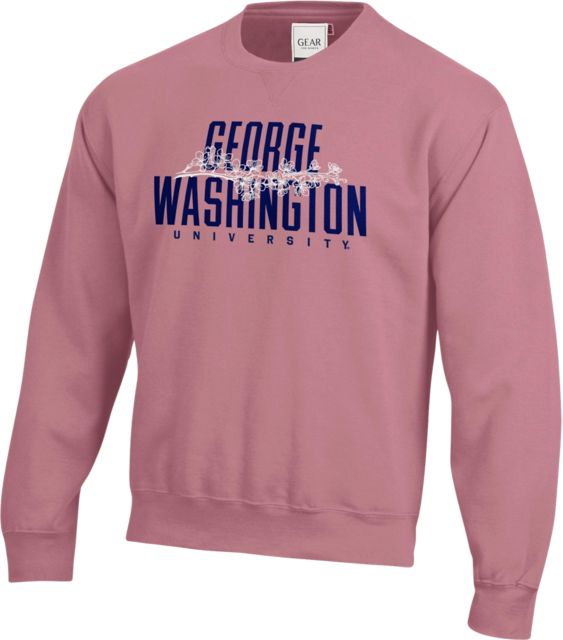 George Washington University Cherry Blossom Crewneck Sweatshirt