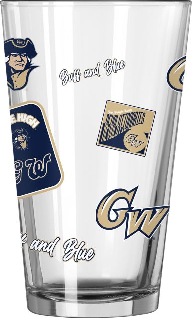 George Washington University 16 oz. Pint Glass