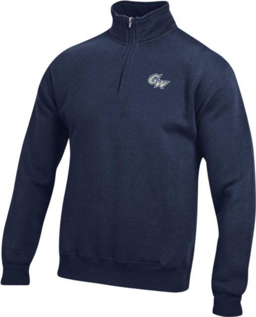 George Washington University Big Cotton 1/4 Zip - ONLINE ONLY